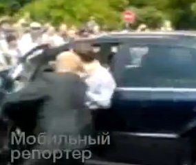 Miedwiediew nie opanował samochodu