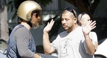 Motocyklowy wypadek Brada Pitta