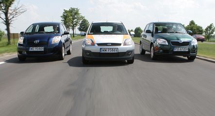 Ford Fiesta V kontra Skoda Fabia II i Toyota Yaris II