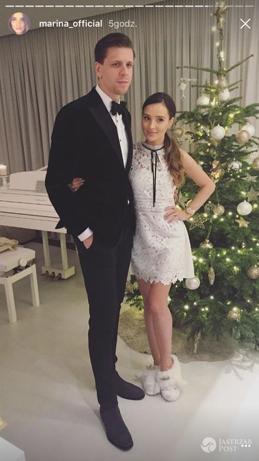 Marina i Wojciech Szczęsny - zdjęcia z Wigilii i Świąt Bożego Narodzenia 2016