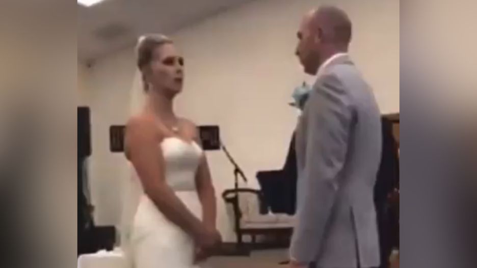 Awantura podczas przysięgi ślubnej