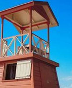 Dmuchana lala w zastępstwie za plażowego ratownika