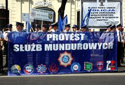 Ruszyła demonstracja służb mundurowych