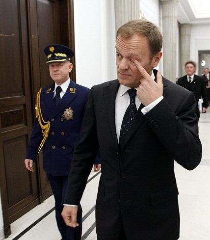 Tusk: to przykre, że prezydent nie przyszedł do Sejmu