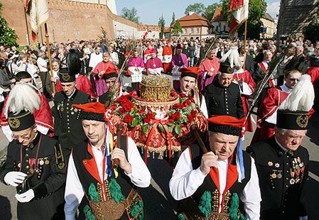 Procesja ku czci św. Stanisława, patrona Polski