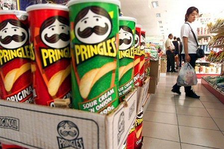 Pochowano go w opakowaniu chipsów Pringles