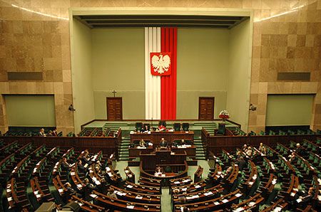 Młody Wałęsa w Parlamentarnej Grupie Kobiet