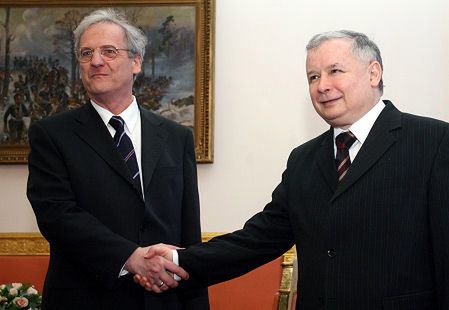 Premier Kaczyński z prezydentem Węgier o przyszłości UE i Traktatu Konstytucyjnego