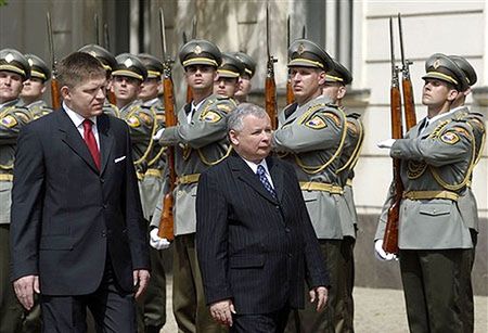 Premier Kaczyński z jednodniową wizytą na Słowacji