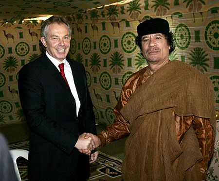 Blair z Kadafim o nowej jakości w stosunkach brytyjsko-libijskich