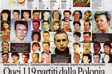 Zdjęcia zaginionych Polaków w "La Repubblica"