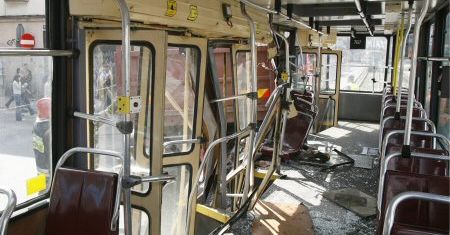 Dwa tramwaje zderzyły się ze sobą w Katowicach; są ranni