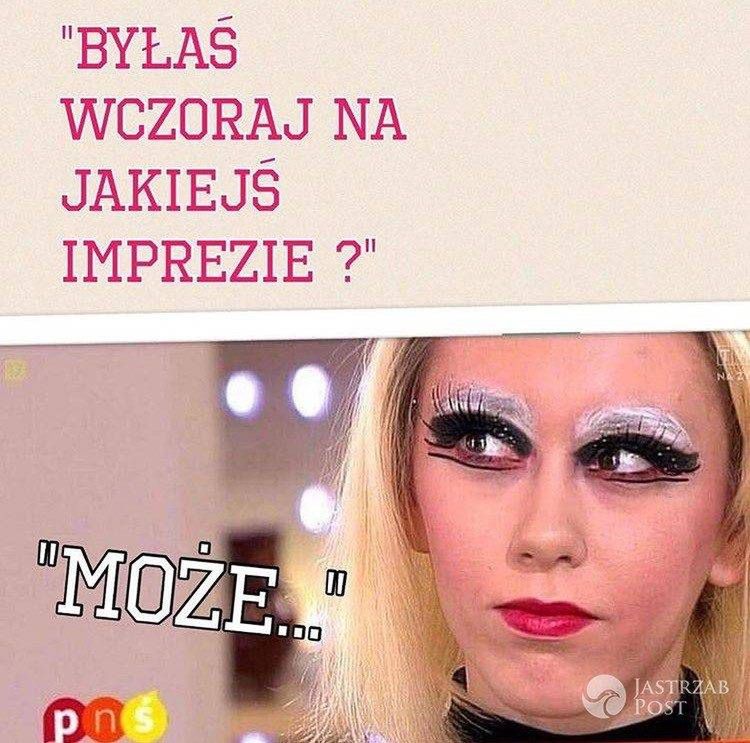 Memy z sylwestrowym makijażem Pytania na śniadanie