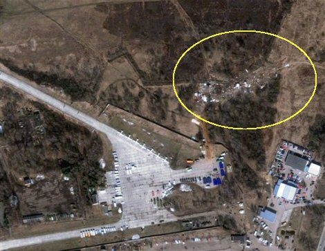 Zobacz satelitarne zdjęcie miejsca katastrofy