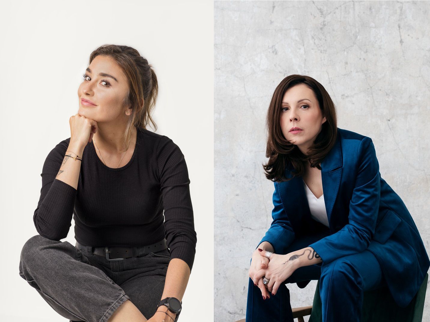 Joanna Wojsiat i Marta Niedźwiecka