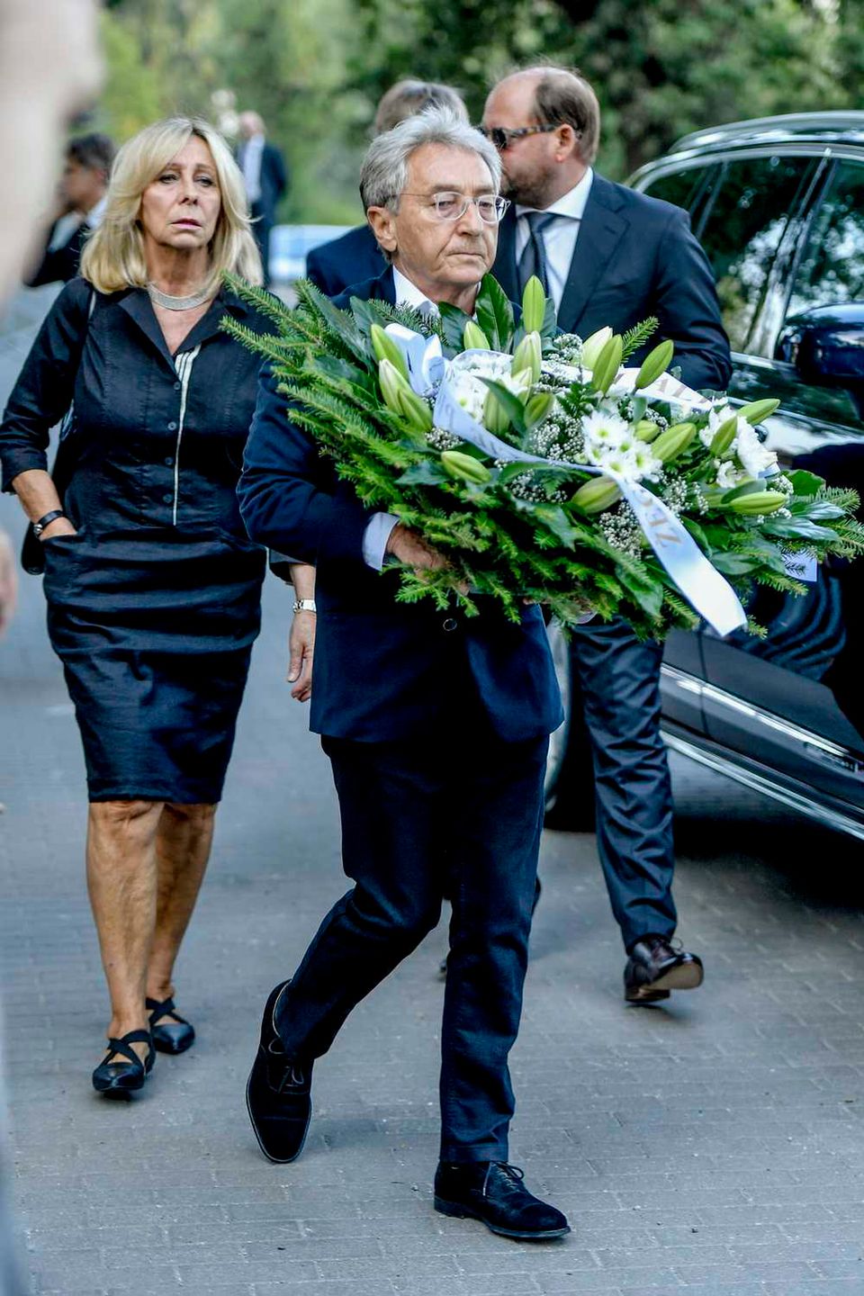 Allan Starski, Wiesława Starska – pogrzeb Piotra Woźniaka-Staraka