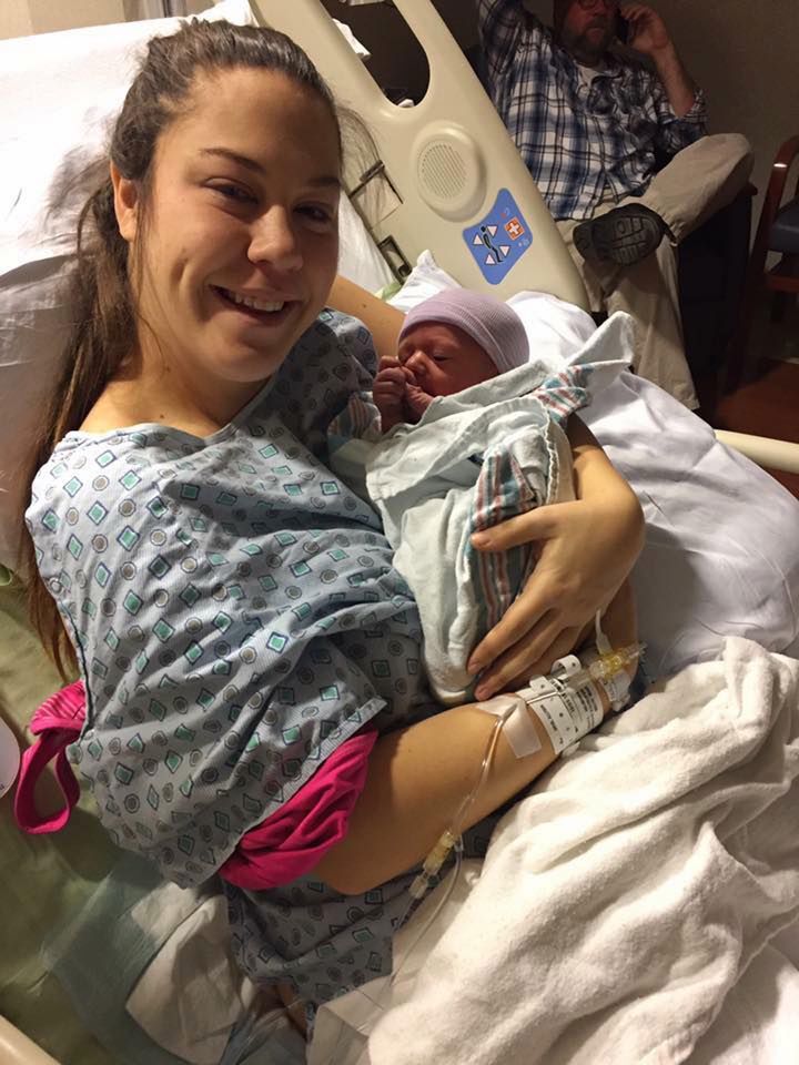 Do momentu porodu Ally Opfer nie była świadoma, że jest w ciąży