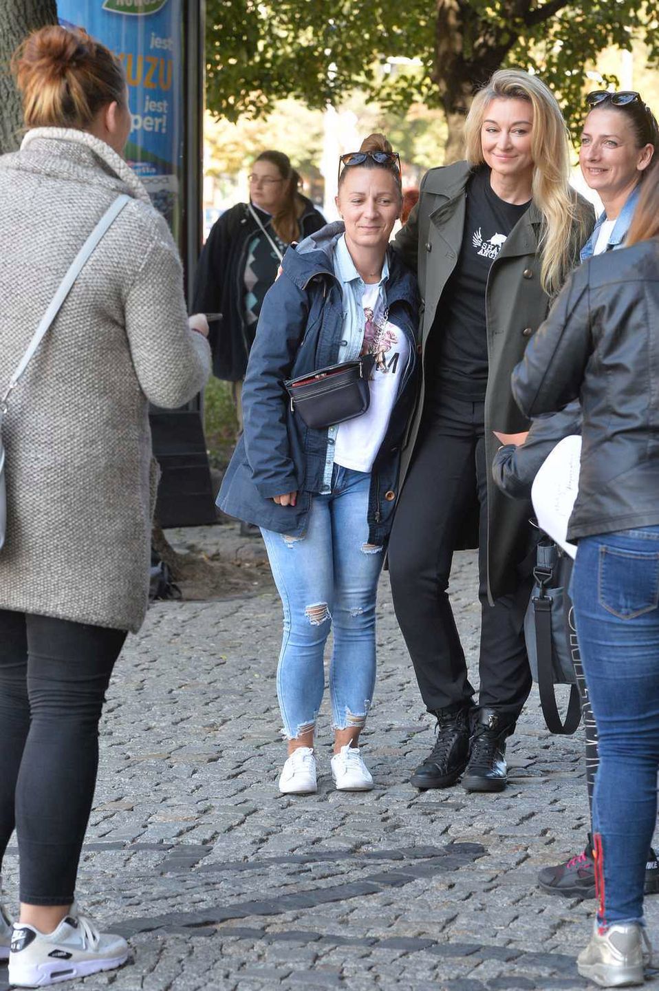Martyna Wojciechowska w zielonym płaszczu w Dzień Dobry TVN