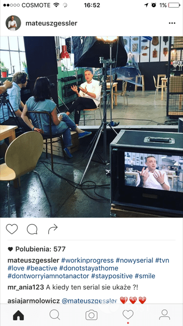 Mateusz Gessler zagra w serialu Na noże?