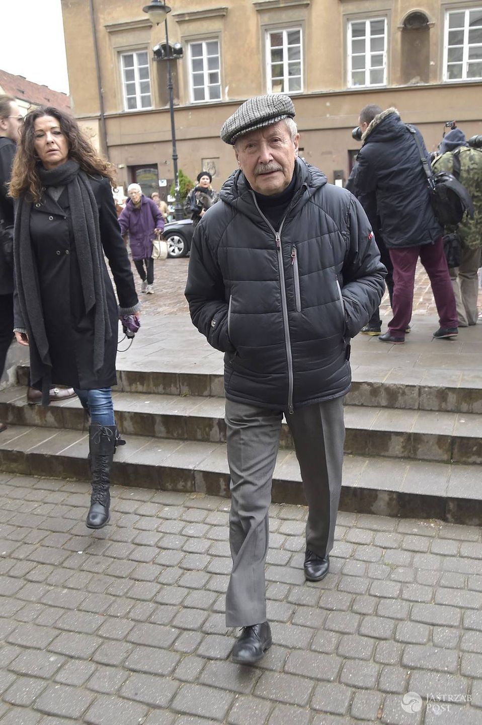 Janusz Onyszkiewicz - msza pożegnalna Andrzeja Wajdy