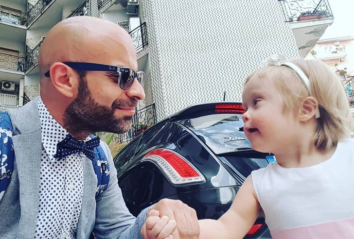 Luca ze swoja córką