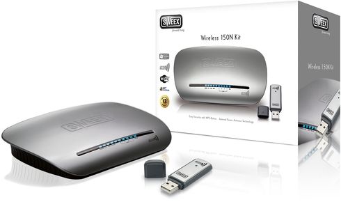 Sweex Wireless 150N Kit - zestaw routera i adaptera sieciowego USB