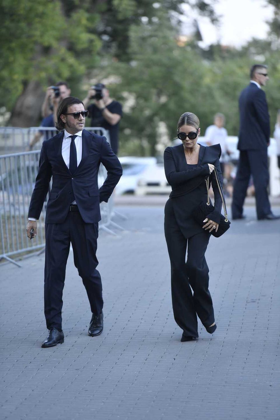 Małgorzata Rozenek i Radosław Majdan – pogrzeb Piotra Woźniaka-Staraka