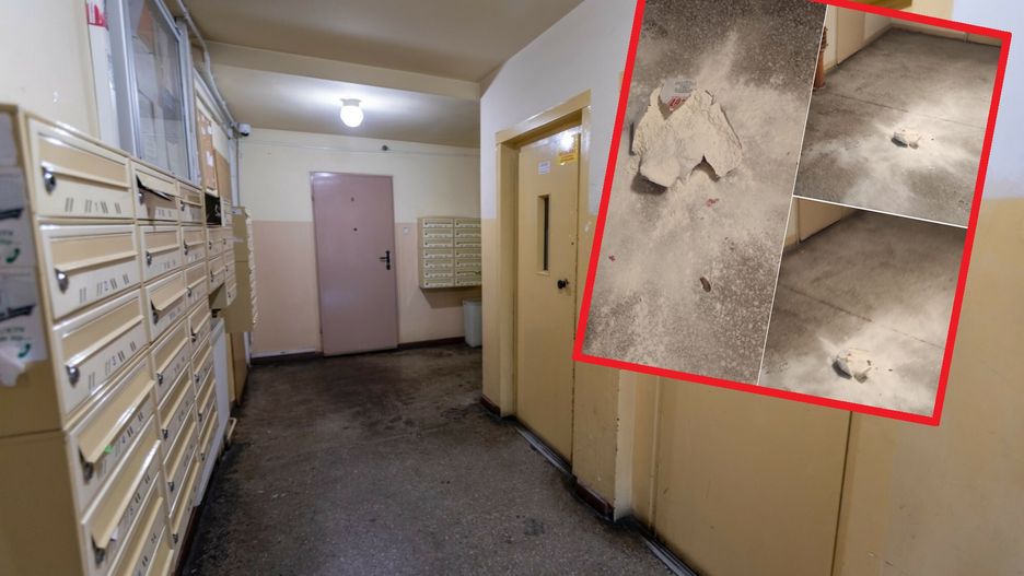 Sąsiedzi usłyszeli huk. Na klatce schodowej czekała "niespodzianka"