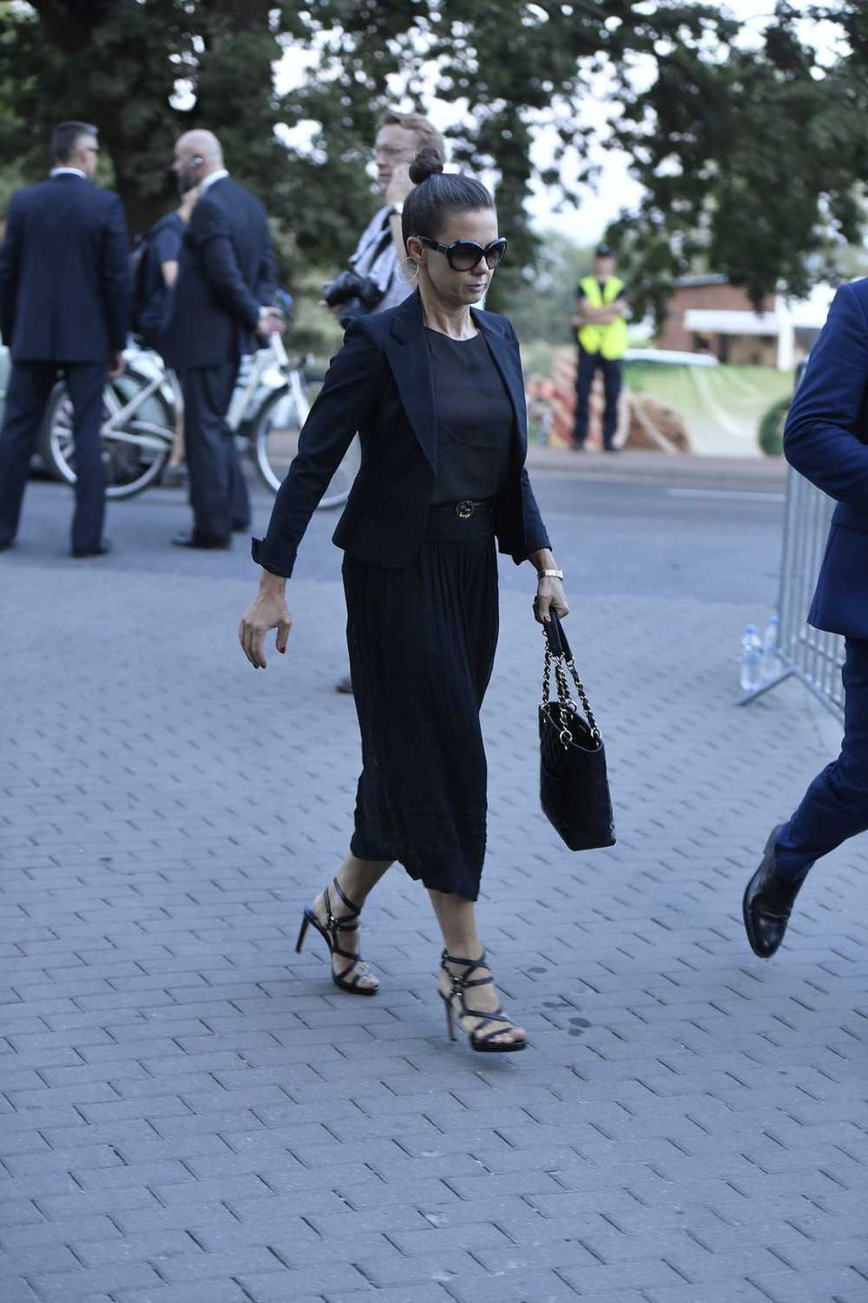 Kinga Rusin – pogrzeb Piotra Woźniaka-Staraka