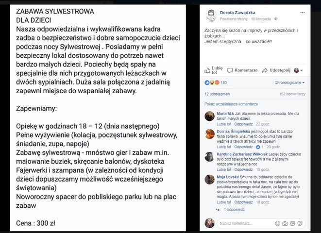 Dorota Zawadzka też zwróciła uwagę na ten problem