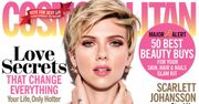 Scarlett Johansson na okładce majowego "Cosmopolitan"