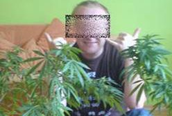 Odpowie przed sądem za zdjęcie z marihuaną