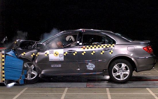 Honda Legend uzyskała maksymalne noty w testach Euro NCAP