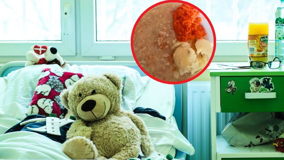 Pokazała jedzenia na oddziale dziecięcym. Można się gorzko zdziwić