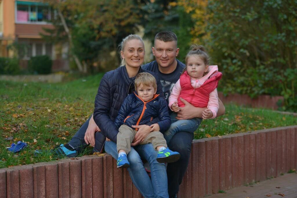 Pani Agata z rodziną