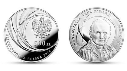 Kilogramowa moneta z wizerunkiem Jana Pawła II