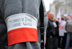 Protest Polaków przed Downing Street