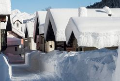 Śnieżyca w Alpach