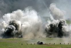 Ćwiczenia na święto armii w Gruzji