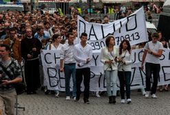 Marsz milczenia w Krakowie po zabójstwe 23-latka
