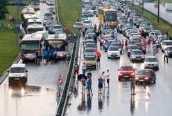 Skutki burzy. W Sosnowcu zalało trasę S86