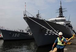 Japońskie okręty wojenne w filipińskim porcie