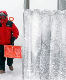 Siarczyste mrozy i śnieżyce w USA