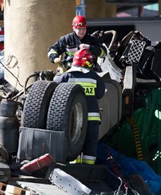 Wypadek w Gdyni - zdjęcia internautów