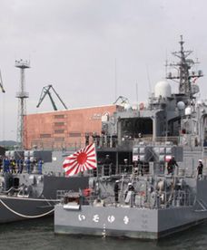 Japońskie okręty wojenne wpłynęły do portu w Gdyni