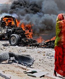 Somalia: zamach w pobliżu pałacu prezydenckiego w Mogadiszu
