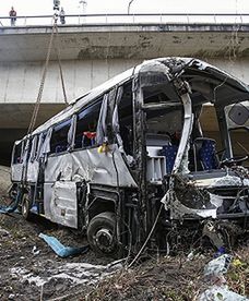 Wypadek polskiego autokaru w Belgii