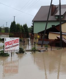 Ulewne deszcze na południu Polski