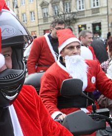 Mikołaje na motorach