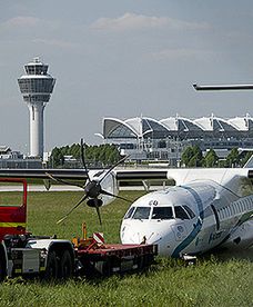 Awaryjne lądowanie w Monachium